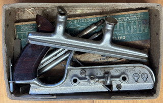 Vintage STANLEY No. 50 Combination Plane Carpenters Tool Made in England in Box
