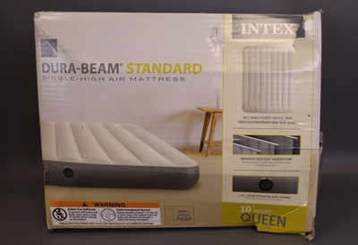 #ad Intex 64103E Dura Beam Standard Single High Air Mattress: Fiber Tech Queen $8.98