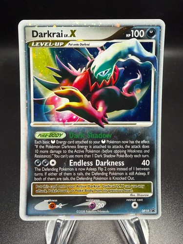 Pokemon Diamond Pearl Promos DARKRAI LV. X Black Star Promo #DP19