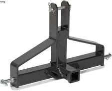 Titan Attachments 3Point 2"Trailer Receiver,Tractor Hitch Fits Category 1Tractor
