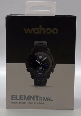 WAHOO ELEMNT RIVAL MULTISPORT GPS SMARTWATCH- BRAND NEW OPEN BOX.