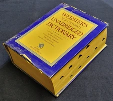 LARGE Webster's New Universal Dictionary Noah Webster McKechnie (1980 Hardcover)