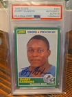 1989 Score Barry Sanders #257 (RC) Rookie PSA Auto 10