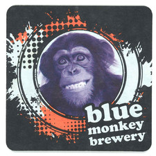 BLUE MONKEY BREWERY beer mat