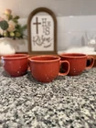 RETIRED Fiesta paprika Jumbo Mug Cup 19 Oz Set Of 3 Homer Laughlin