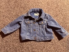 Baby Gap Disney Minnie Mouse Denim Jean Jacket 6-12 Months Girl