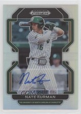 2022 Panini Prizm Draft Picks Silver Prizm Auto Nate Furman #PDP121 Auto 0j81