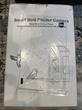 Smart Bird Feeder with Camera, 1080P HD Bird Feeder Camera, Auto Captures Birds
