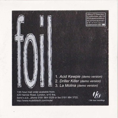 Foil - Acid Kewpie, (CD)