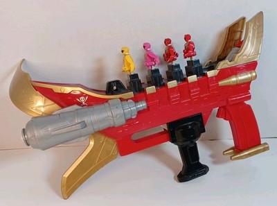 Bandai Power Rangers Super Mega Force Blaster Cannon Gun, 5 Keys 2014