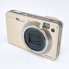 Sony Cyber-shot DSC-W170 Digital Camera Gold Compact Carl Zeiss Tested Works