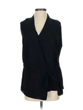 H By Halston Women Black Casual Dress S