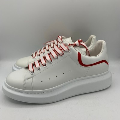 Size 8 - Alexander McQueen Oversized Sneaker New Tech Calf - White