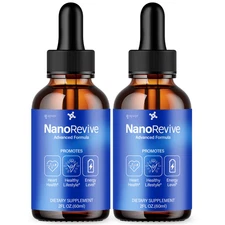 (2 Pack) Nano Revive Ear Drops - For Tinnitus Supports, Ear Relief & Comfort