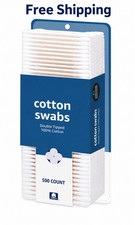 Versatile Double-Tipped Cotton Swabs for Baby Care  Hygiene, 500 Count