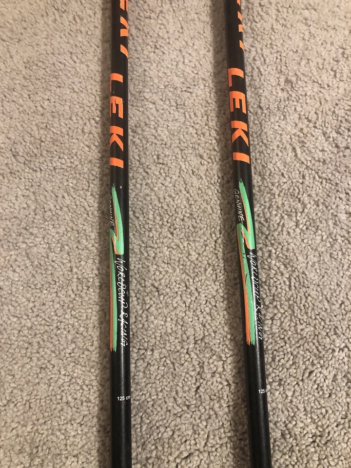 Leki Genuine World Cup Racing Trekking Ski Poles Ultra Sonic Finish 125CM 50” - Image 4 of 4