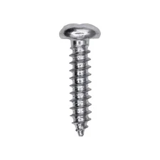 25709 - Square Drive Pan Head Tapping Screw, Zinc Finish - #8 X 3/4" 100EA