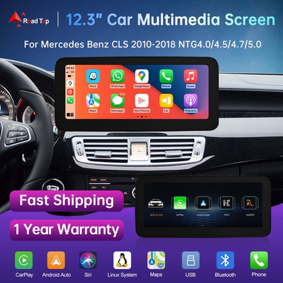 #ad #ad 12.3#x27;#x27; Wireless CarPlay Android Auto Touchscreen For Benz W218 CLS NTG4.5 4.7 $217.49