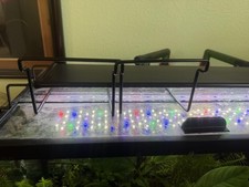 Aquarium Light Riser 2 Pcs Rimmed Rimless Tank High Holder Mount Stand NEW