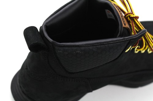 TIMBERLAND A19UK Men Boots EU42 Black Leather Sensorflex Comfort System Logo - Picture 12 of 18