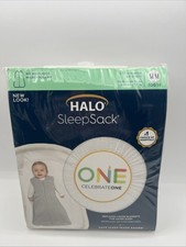 Halo SleepSack Replaces Loose Blanket Medium 6-12 Months T.O.G. 1.0 Fleece Cream