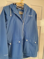 Image of Regatta Women's Blue Waterproof Hooded Jacket Size 14