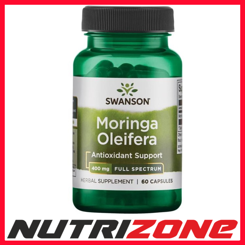 Swanson Moringa Oleifera 400mg Antioxidant Support - 60 caps