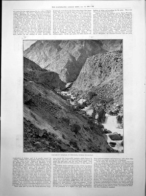 Old Cascade Isfairam Russian Turkistan Envoys Bokhara Karategin 1893Victorian