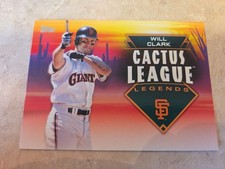 2019 Topps - Cactus League Legends Will Clark #CLL-17