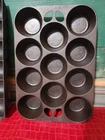 Vintage Cast Iron Griswold Wagner Style 11 Cup Popover Muffin Pan • Unmarked