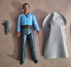 Star Wars Lando Calrissian Figure with Original Blaster and Cape USED 1980 HK