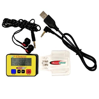 Raceceiver Radio Receiver Element Water Resistant LCD Screen Rechargeable Rookie