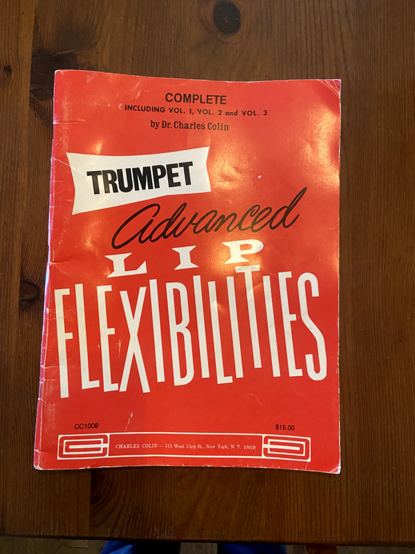 Trumpet Advanced Lip Flexibilities Complete Including Volumes 1 2&3