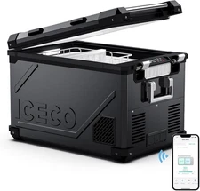 ICECO  APL55 Dual Zone Portable Refrigerator Freezer Bluetooth Controlled DC/AC