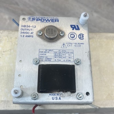 International Power IHB24-1.2 Power Supply 24VDC 1.2A Industrial AC-DC Converter