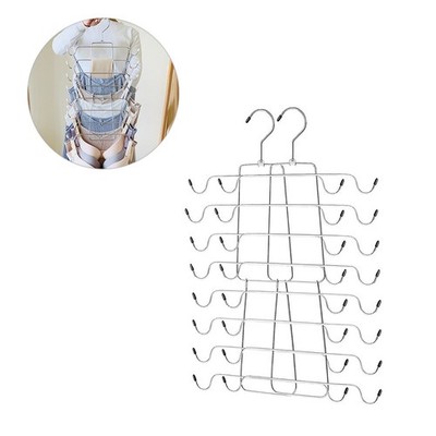  2 Pieces Zusammenklappbar Kleiderbügel Multi -Layer -Kleiderbügel