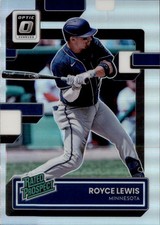 2022 Panini Donruss Optic - Rated Prospect Royce Lewis #RP-7 (RC) Silver Prizm