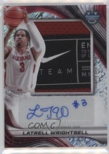 2024-25 Bowman U Best Brand Logo Tag 2/2 Latrell Wrightsell Jumbo Patch Auto