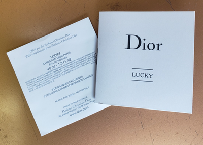 Dior LUCKY by Christian Dior Eau de Parfum Spray 1.3 oz / 40m & 3