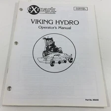 eXmark Viking Hydro Operator's Manual Dealer Master Serials 130,000-Up
