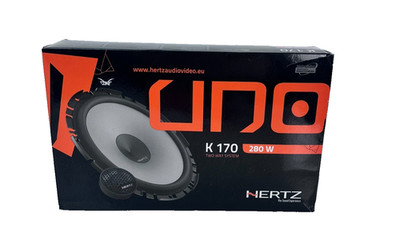 Hertz Uno K170 Component Speakers 6.7 Inch 280W Car Audio Black New