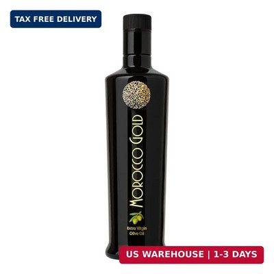 Morocco Gold Early Harvest Extra Virgin Olive Oil - Cold Pressed - Polyphenol Ri
