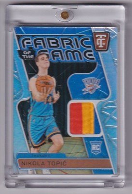 2024-25 Totally Certified Fabric Of The Game NIKOLA TOPIC Rookie Jersey 3 colors