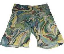 No Boundaries Juniors Size 11-13 Marbled Multicolor Pattern Shorts One Pocket