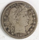 F 1907 O Barber Quarter