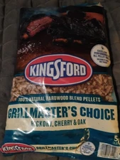 Kingsford 100% Hardwood BlendPellets, Grillmasters Choice, Hickory, Chery & Oak