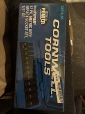 Cornwell Tools Cbpi1lm 6-point 14 Drive 12 Piece Impact Metric Deep Socket Set Cornwell Tools Cbpi1lm 6-point 14 Drive 12 Piece Impact Metric Deep Socket Set