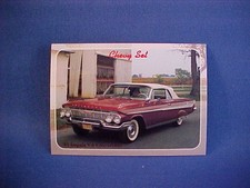 1961 Chevy Impala Convertible Collector Card From Set--mintbrand New 61