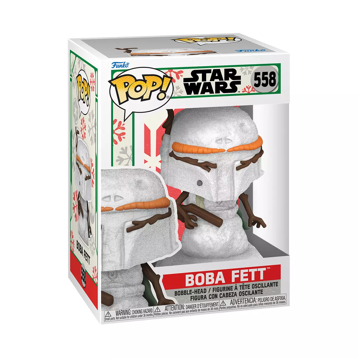 Funko Pop Star Wars Holiday Boba Fett mu eco de nieve