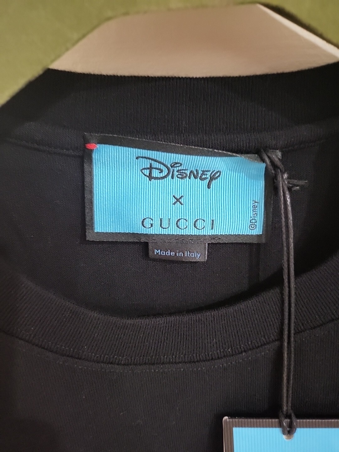 New Gucci x Disney Donald Duck Logo Shirt Size XS Crewneck Oversize Style Black thumbnail 2